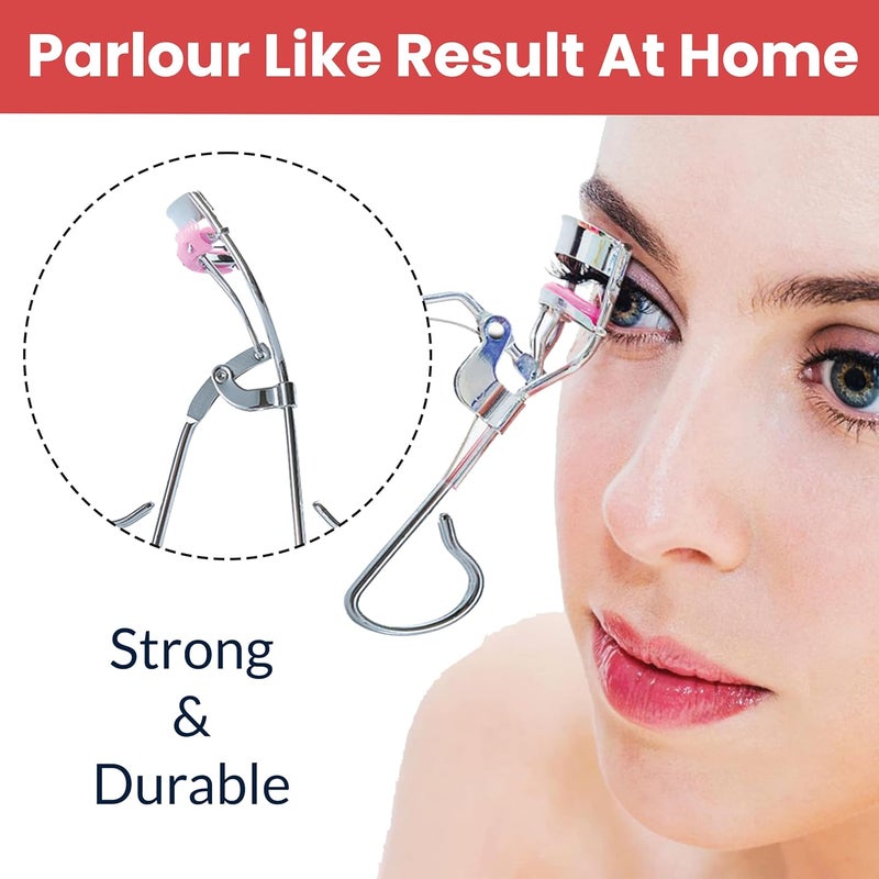Temperia (1pc) Eyelash Curler for Women - Professional Eye Lash Curler - Eye Makeup Tools Accessories - Creates Eye-Opening & Lifted Lashes (HE145) - Image 5