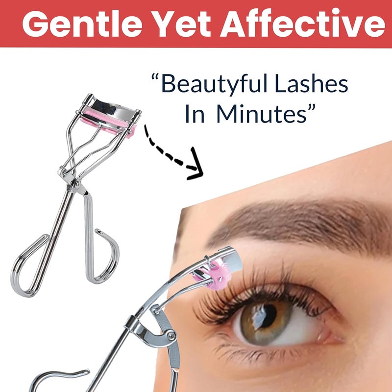 Temperia (1pc) Eyelash Curler for Women - Professional Eye Lash Curler - Eye Makeup Tools Accessories - Creates Eye-Opening & Lifted Lashes (HE145) - Image 3