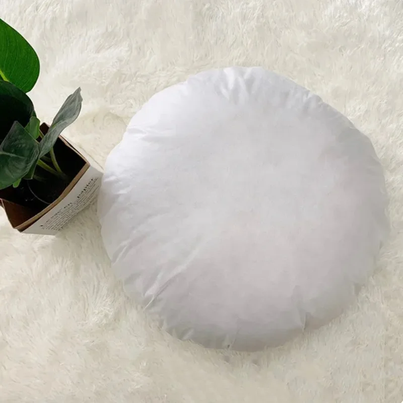 Elyaf Sepeti Fiber Basket Round Throw Pillow Plump Inner Pillow Antiallergic Fiber Sofa Pillow