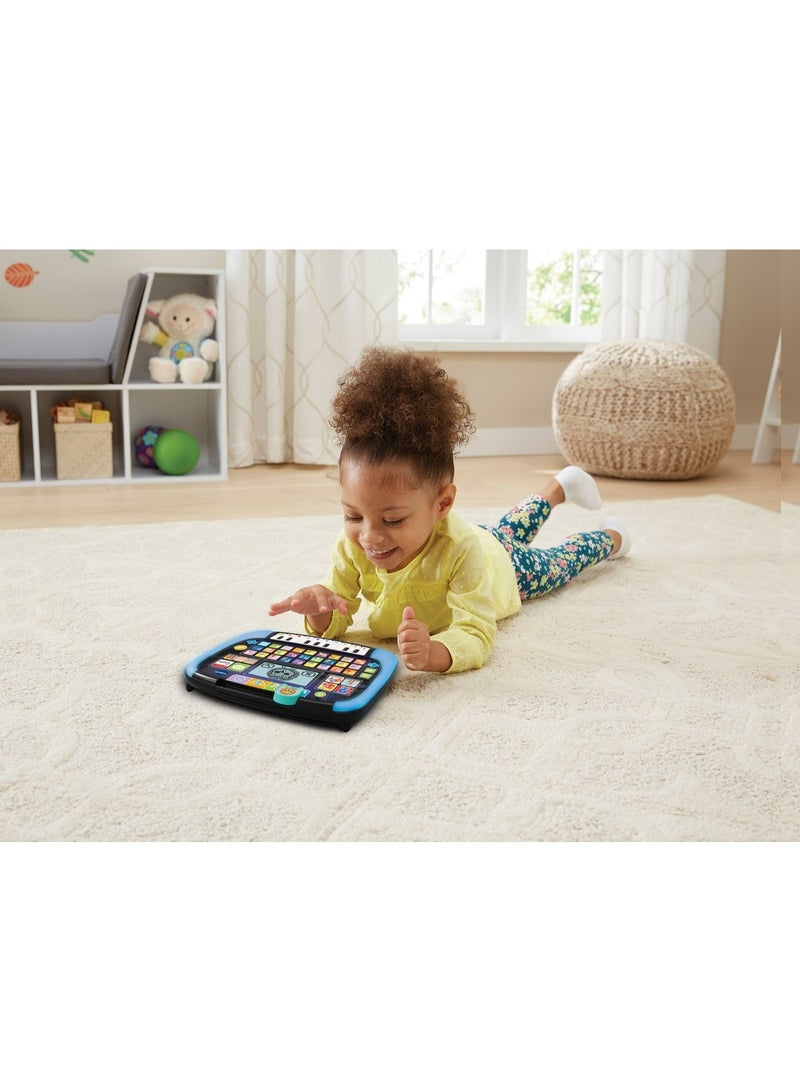 VTech - Little Apps Light-Up Tablet | Educational Tablet Toy to Learn Alphabet, Numbers, Colours, Shapes, Animals, Time | 2 Years+ | Black - Image 2