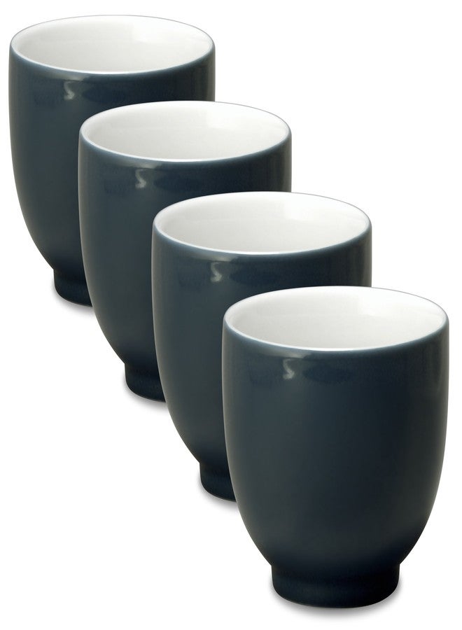 FORLIFE Q Tea Cup (Set of 4), 7 oz., Black Graphite - Image 1