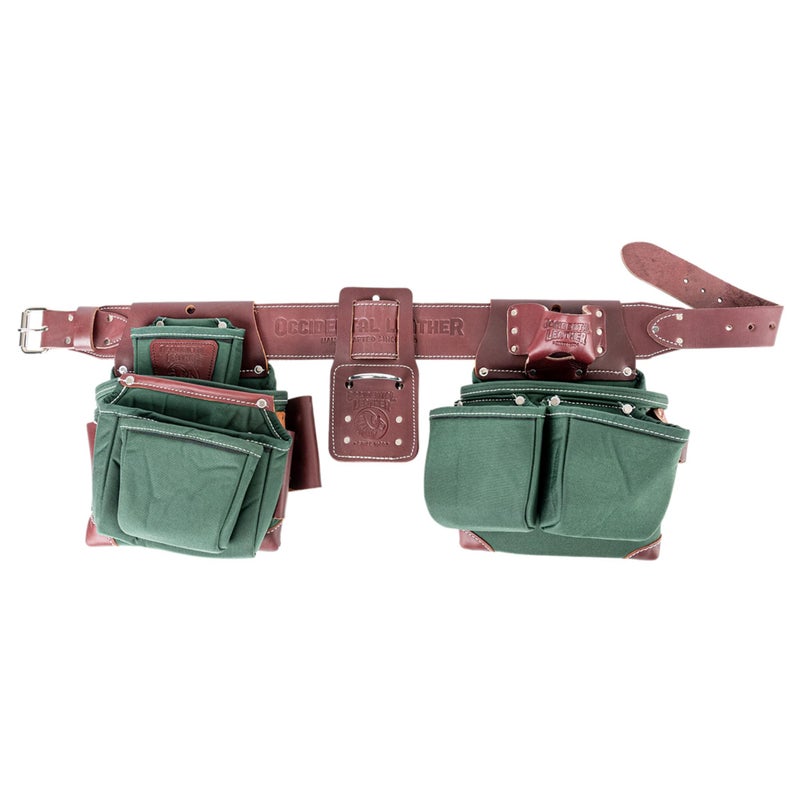 Occidental Leather OxyLights 7 Bag Framer Set Medium 22 Pockets Tool Holders Made in USA