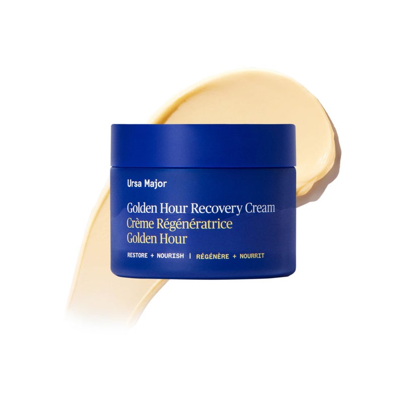 Ursa Major Golden Hour Face Moisturizer | Vegan Recovery Cream for Daily Facial Moisturizing | Repair & Hydrate | Natural Formula for All Skin Types | Cruelty Free & Non-Toxic 1.57 oz - Image 1