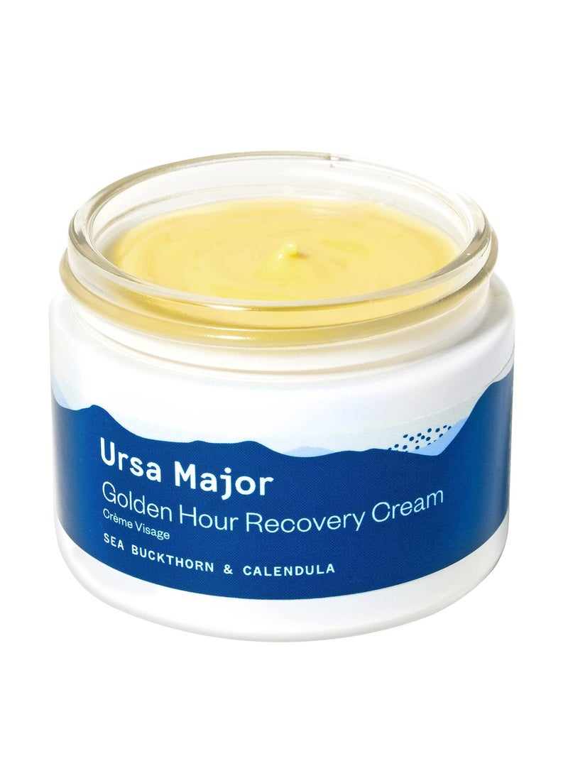 Ursa Major Ursa Major Golden Hour Face Moisturizer | Vegan Recovery Cream for Daily Facial Moisturizing | Repair & Hydrate | Natural Formula for All Skin Types | Cruelty Free & Non-Toxic 1.57 oz  - Image 1