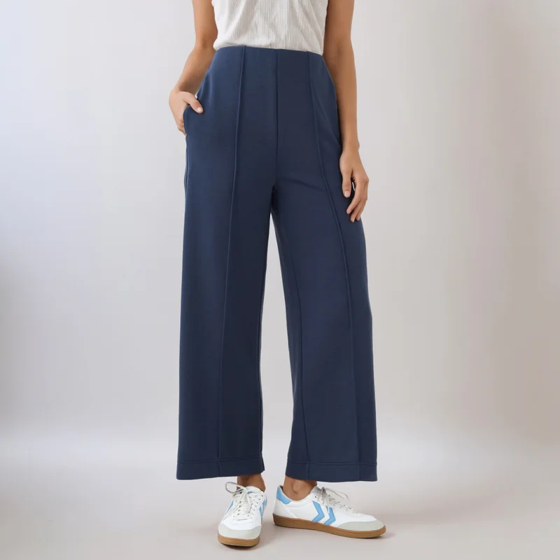 Splash FAV Pintuck Accent Wide Leg Pants