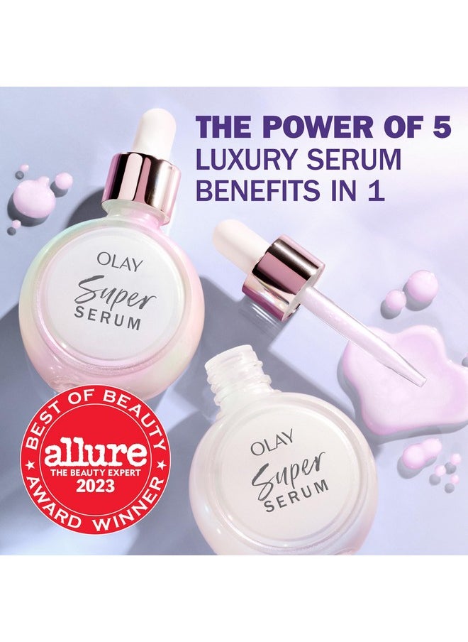 Olay Super Serum 1.0 Oz With Niacinamide, Vitamin C, Collagen Peptide, Aha, And Vitamin E  - Image 2