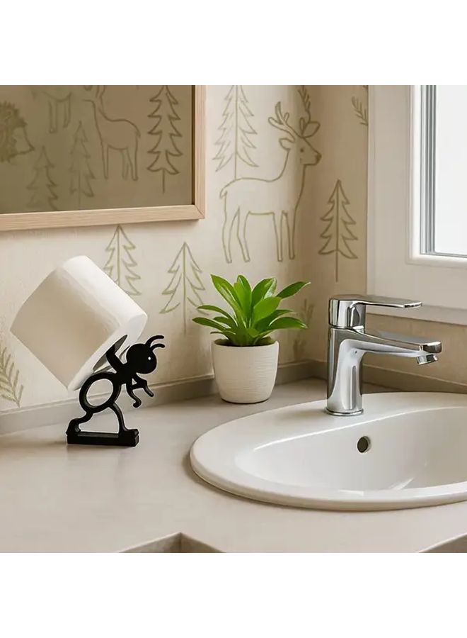 Toilet Paper Holder Set Of 2 Modern Animal Design For Bathroom Decor - Image 3