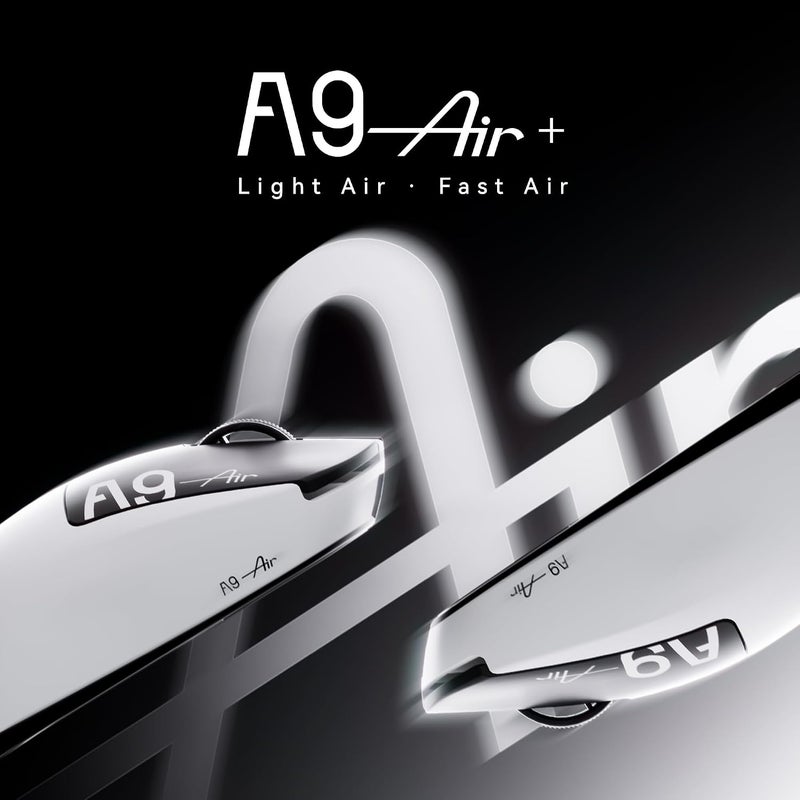 ATK Daily life matching design Dragonfly A9 Ultimate Wireless Gaming Mouse (A9 Air+, White) Comfort grip - Image 2