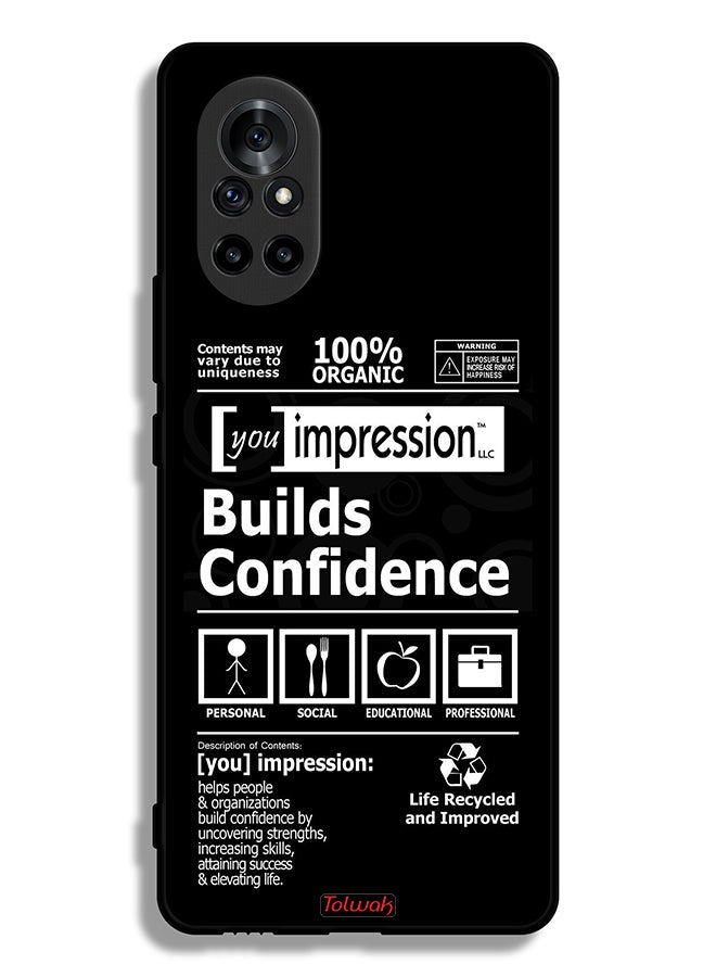 Tolwak Huawei nova 8 4G Protective Case Cover Builds Confidence Sticker - Image 2