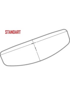 Raleri Pinlock Universal Helmet Anti-Fog Standard Size (Fog Glass)
