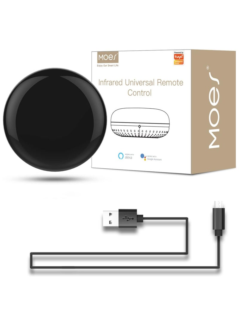 MOES IR Remote Control Wi-Fi(2.4Ghz) Enabled Infrared Universal Remote Controller For Air Conditioner TV DVD Using Smart Life APP Compatible with Alexa Google Home Voice Control - Image 1