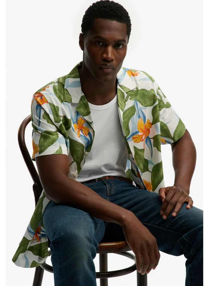 Superdry  Hawaiian Print Short Sleeve Shirt for Men | Best Price UAE
