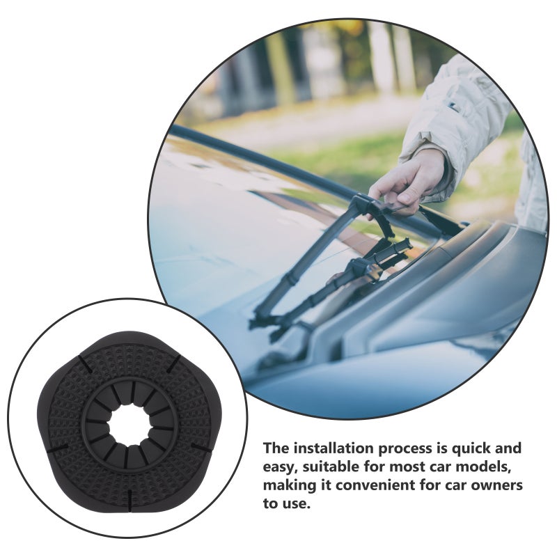 Car Wiper Hole Protector, Prevents Debris Accumulation, Durable Silicone Cover - Image 3