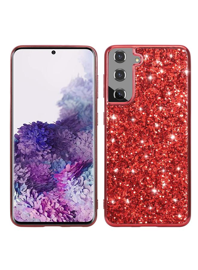 S-TOP Case For Samsung Galaxy S21 5G Glitter Powder Shockproof TPU Protective Case - Image 1