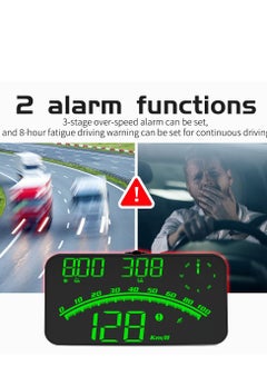 جولف لينك GULFLINK شاشة عرض رأسية GPS عداد سرعة السيارة G10 - أخضر  - Image 4