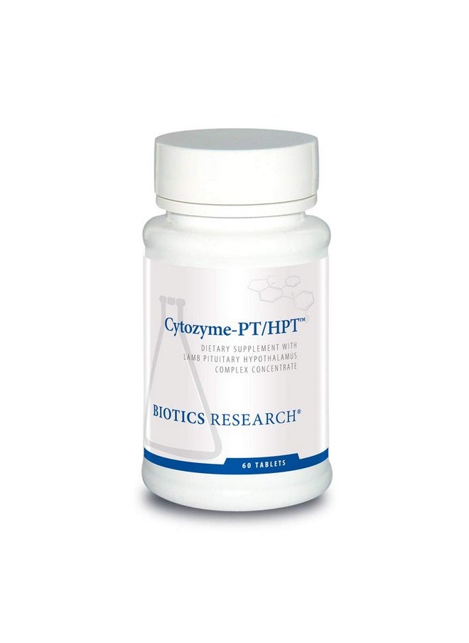 BIOTICS - Research Cytozyme Pt Hpt Lamb PituitaryHypothalamus Complex Supports Function Of The Pituitary Gland And Hypothalamus Adrenal Health Brain Boost 60 Tabs - Image 1