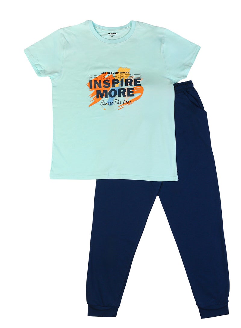 Zercon Summer Pajama Set for Boys - Image 1