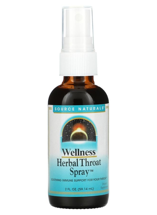 Wellness Herbal Throat Spray 2 fl oz (59.14 ml)