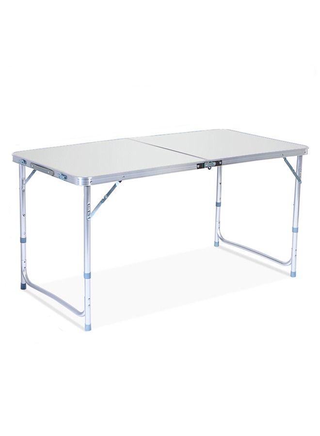 Yolu Folding Camping Table with Adjustable Height Legs, 120cm Lightweight Aluminum Table,  Indoor Outdoor Picnic Party Dining Camp BBQ Tables  - Image 1