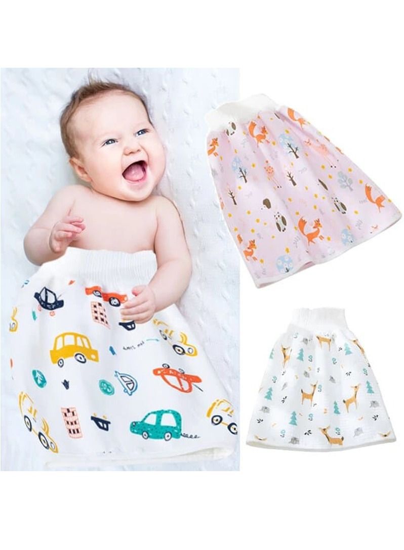 1 Pcs Comfortable Children Diaper Skirt Pants Baby Boys Girls Absorbent Shorts Loose Pants Kids Cover Summer Baby Pants  - Image 4