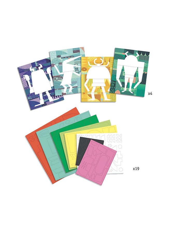 DJECO Monster Gallery Collage Set  - Image 1