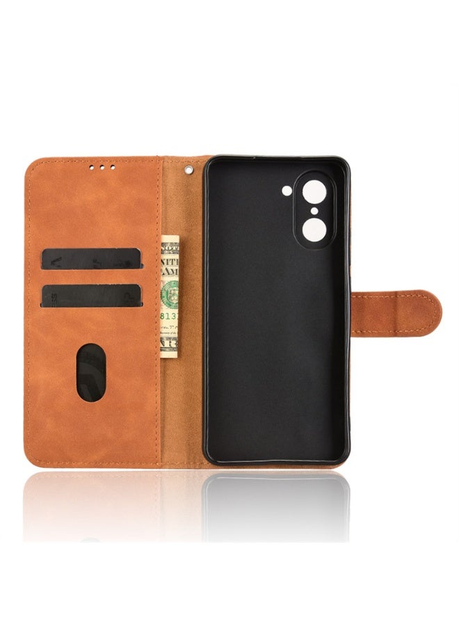 general Compatible with OnePlus Nord CE5 Case with Card Holder,Flip Case PU Leather Phone Wallet Case with Wrist Strap Shockproof Protective Cover - Image 4