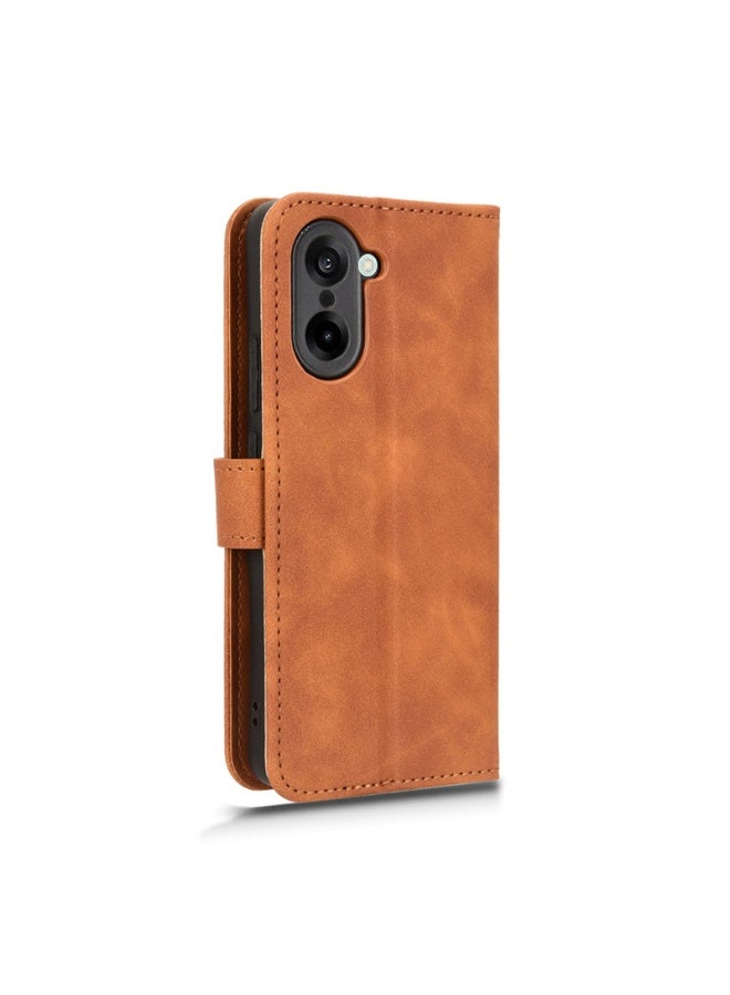 general Compatible with OnePlus Nord CE5 Case with Card Holder,Flip Case PU Leather Phone Wallet Case with Wrist Strap Shockproof Protective Cover - Image 3