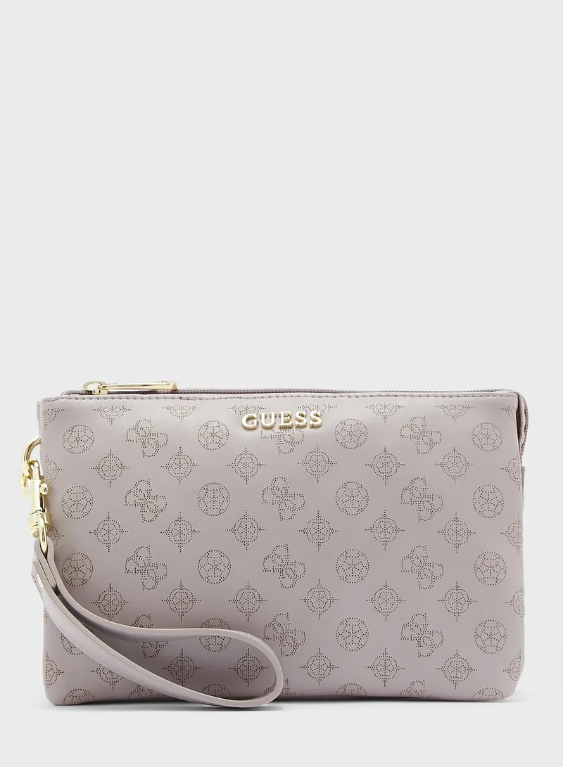 GUESS Jacaline Zip Around Cosmetic Bag