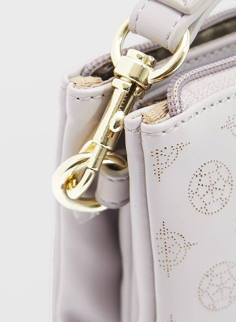 GUESS Jacaline Zip Around Cosmetic Bag