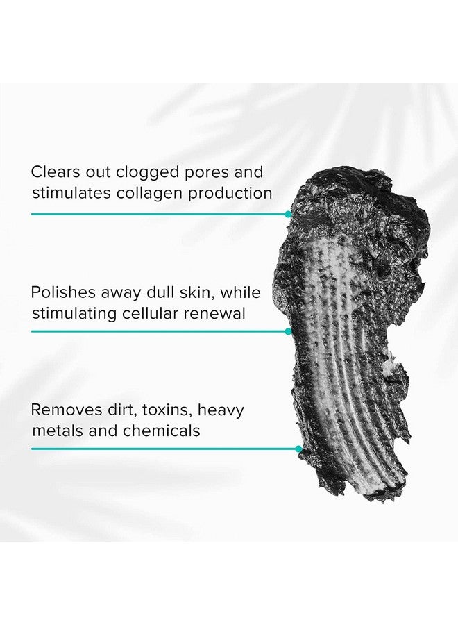 ClarityRx Down + Dirty Detoxifying Charcoal Face Wash, Natural Plant-Based Exfoliating Deep Pore Cleanser for Oily Skin, Paraben Free, Cruelty Free (1.7 oz) - Image 3