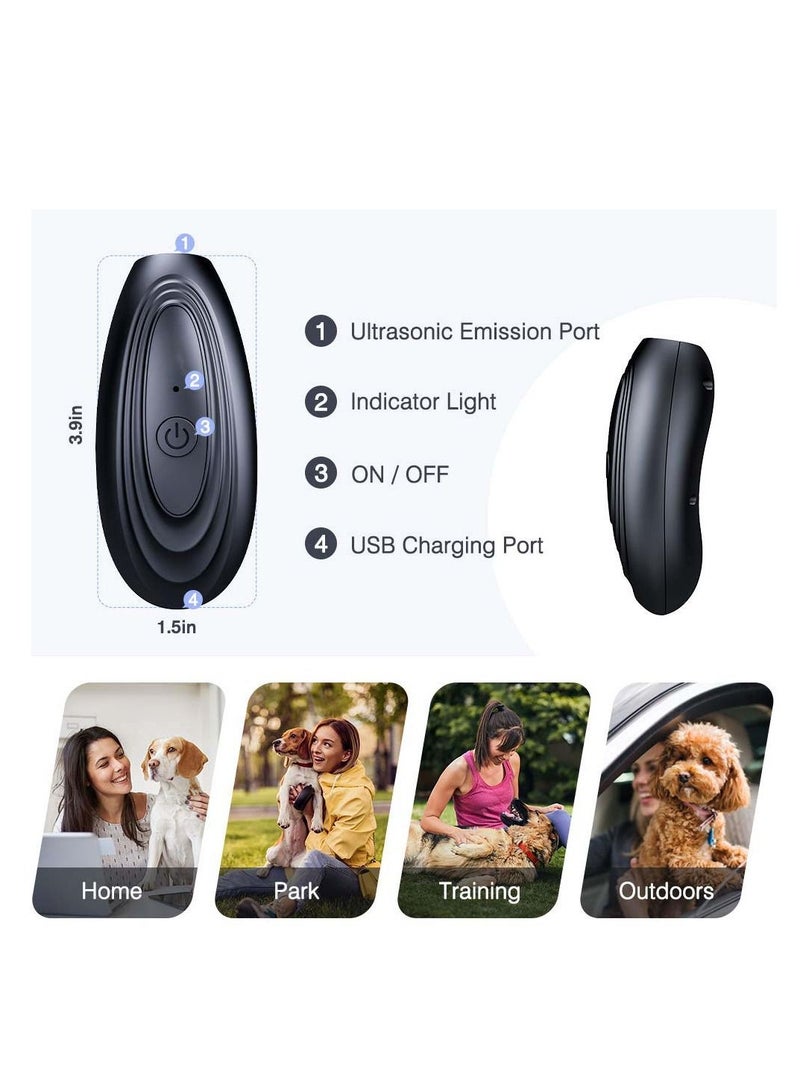 Excefore Handheld Dog Repellent, Ultrasonic Anti Barking Device, Ultrasonic Dog Bark Deterrents to Stop Dog Barking and Control Dog Barking, Handheld Devices with Dual Frequency for Training Dog - Image 4