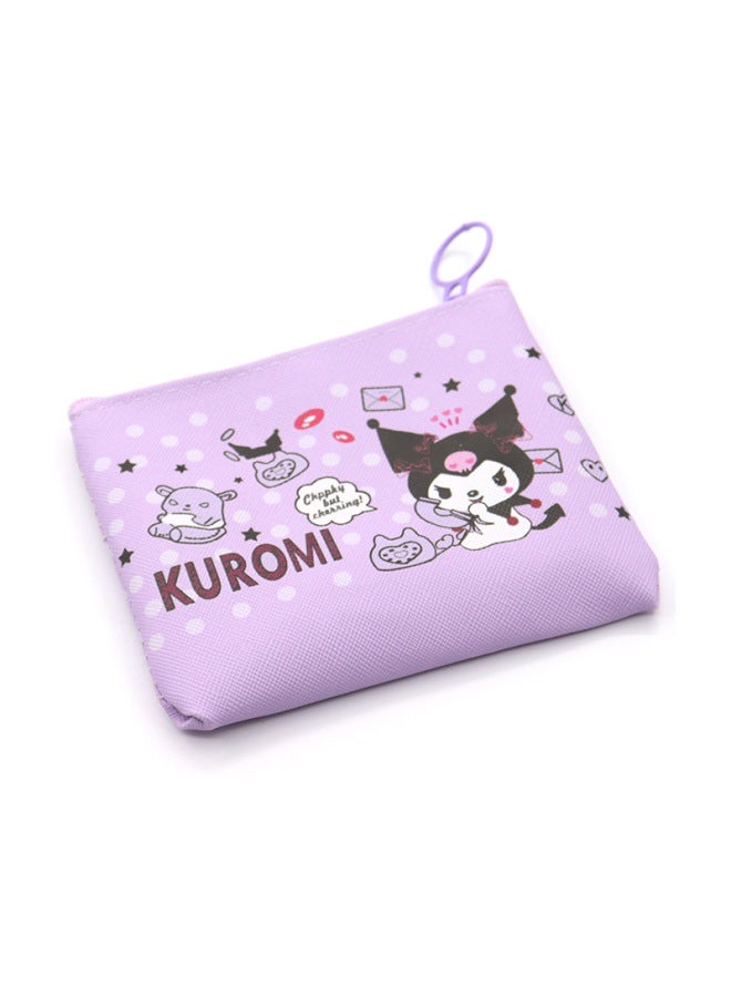 Three Lily Pu Leather Coin Purse Melody Kt Big Ear Small Dog Coin Wallet Doll Machine Hard Bag-Color:Blue Big Ear Dog - Image 3
