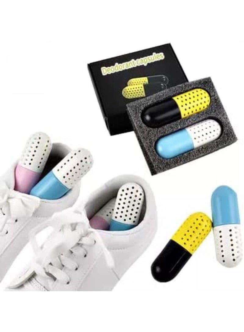 QUESERA 2 PCS Shoes Fresheners Long Lasting Shoe Deodorizer for Sneaker Twist to Open - Image 2