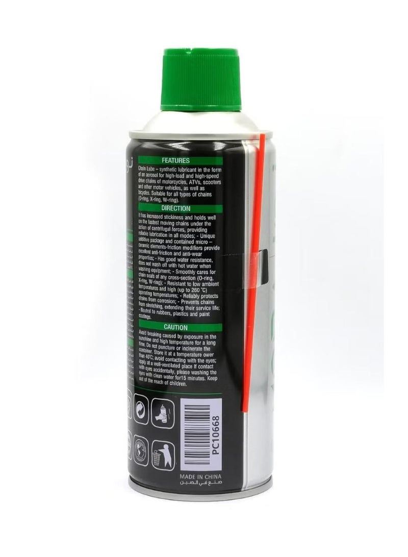 نورا مجموعة - شراء 3 قطع من زيوت التشحيم للسلاسل، NORA Car Care، N-512، 450 مل، تشحيم فائق، حماية للسلاسل، زيوت تشحيم للحبال السلكية، تقلل من الاحتكاك - Image 3