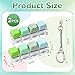DEARIDAP 2 PCS Keyboard Fidget Keychains 4in1 Keyboard Button Clicker Keychain Push Bubble Sensory Fidgets for Kids Adults to Relief Pass Time Green - Image 4