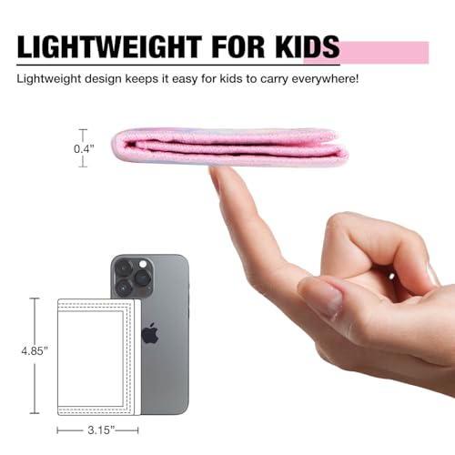 Amutta 3 Pieces Kids Wallet for Girls and Women - Little Girls' RFID Rainbow Wallet With Magic Sticker, Coin Pocket - Teen Gift Ideas - Image 5
