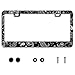 Omw2fyb Personalise Paisley Boho Printed License Plate Frames Color License Plate Frame Car Universal Stainless Steel Accessories Cars Decor 2 Holes Screws Fits Standard US Vehicles Size 122 x 6 Inches - Image 2
