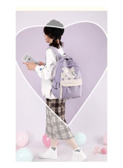 DUNISO Girl's School Backpack Waterproof Book Bag with Compartments for Teen Girl Kid Students Elementary School Kids' School Bag With Large Capacity and Reflective strip  - Image 4