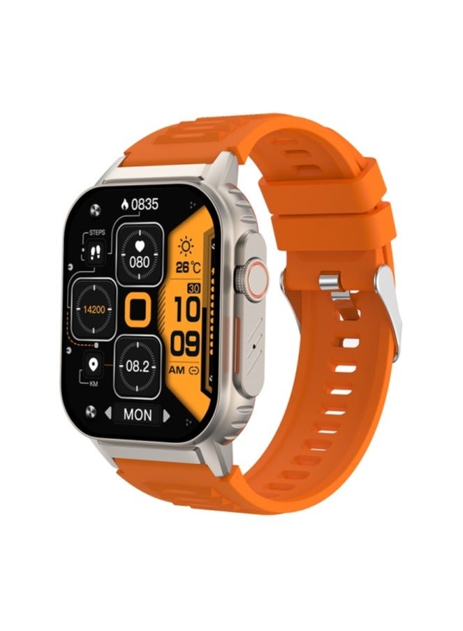 AROAQ G41 Smart Bracelet with 2.01 Inch Display IP67 Waterproof Smartwatch with Bluetooth Calling Heart Rate Monitoring Non-Invasive Blood Glucose HRV and MET Tracking - Image 1