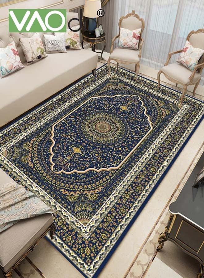 European-Style Area Rugs Non-Slip Moisture-Proof Carpet Floor Rug Rectangular Super Soft Touch Living Room Rest Mat Decoration Carpets
