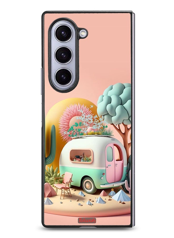 Tolwak Samsung Galaxy Z Fold6 Protective Case Cover Senercy Art  - Image 1