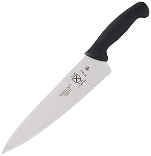 Mercer Culinary M23831 Millennia Black Handle, 10-Inch Wavy Edge, Chef's Knife - Image 3