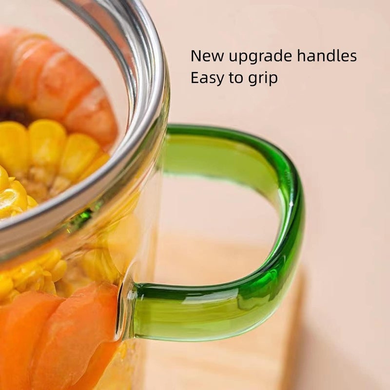 Incrizma Glass Saucepan With Cover16L HeatResistant Glass Stovetop Pot And Pan With LidThe Best Handmade Glass Cookware Set Cooktop Safe For Pasta NoodleSoupMilkBaby Food1500 MlPolished - Image 3