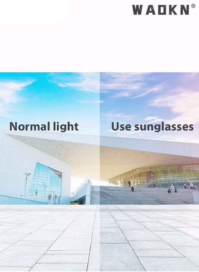 WAOKN - Blue Light Blocking Glasses Computer Reading Gaming TV Phones Eyeglasses Fashion Anti Eyestrain UV Eyewear for Women Men,Transparent Lenses Eyeglass Suitable for Computer & Gaming - Image 1