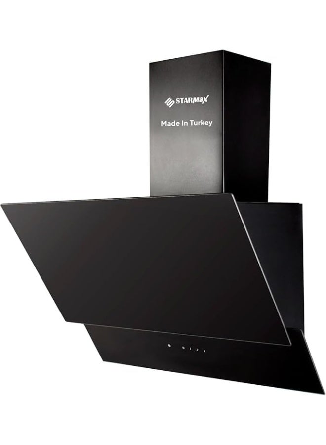 شفاط بلت ان ستار ماكس هرمي ،90 سم، 3 سرعات ،زجاج أسود،SMH-90FC-T-GB