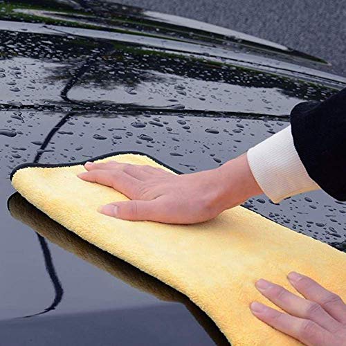 OAN All Purpose Microfiber 800 Gsm Cloth For Cleaning, Dusting, Detailing & Polishing (Random Colour, 80X50 Cm ) - Pack Of 5, Multicolor - Image 4