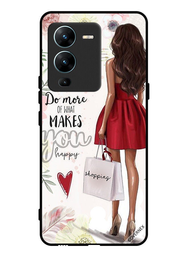 Covernex Protective Case Cover For vivo V25 Pro Do More Of What Makes You Happy - Image 1