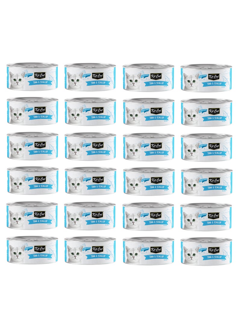 Kit Cat Tuna & Scallop 80g (1 Box -24pcs) - Image 1