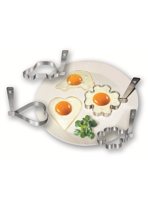 FACKELMANN Egg Baking Mold Heart Pattern 