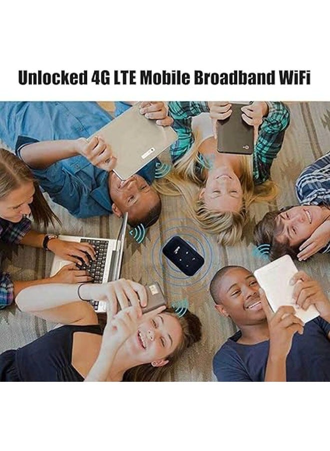 general Wireless Portable WiFi, 4G LTE Mobile Broadband WiFi Wireless Router, Portable MiFi Hotspot, 150Mbps Mini Travel Wireless Pocket WiFi with SIM Card Slot - Image 5